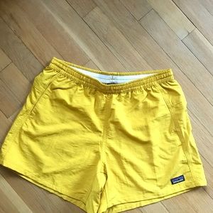 Patagonia baggies! Size s warm yellow!
